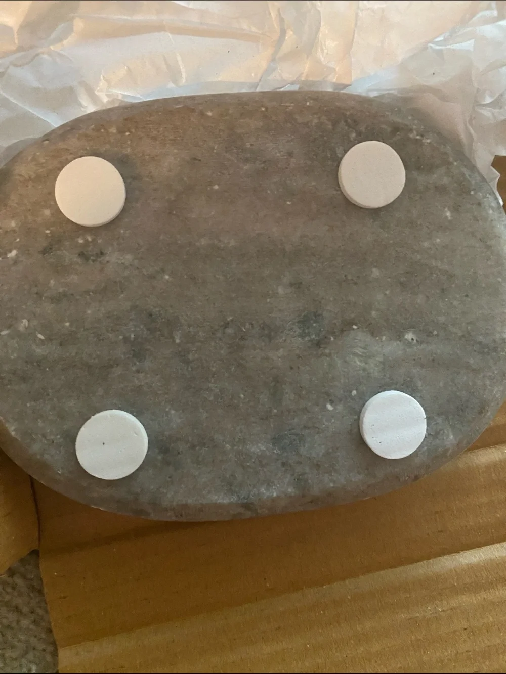 Archipelago natural marble soap dish brand new in box - Picture 4 of 6